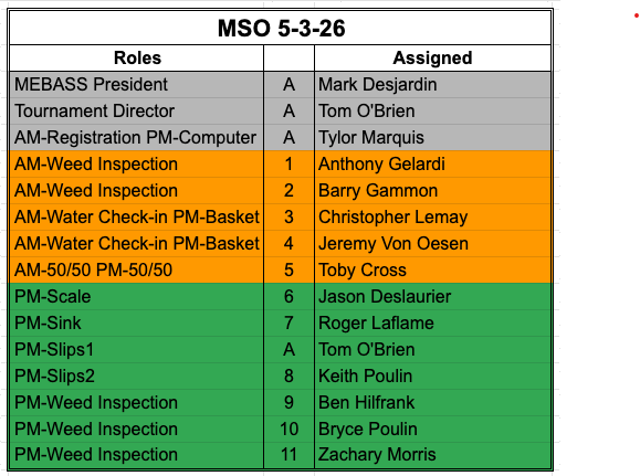 State team role assignments
